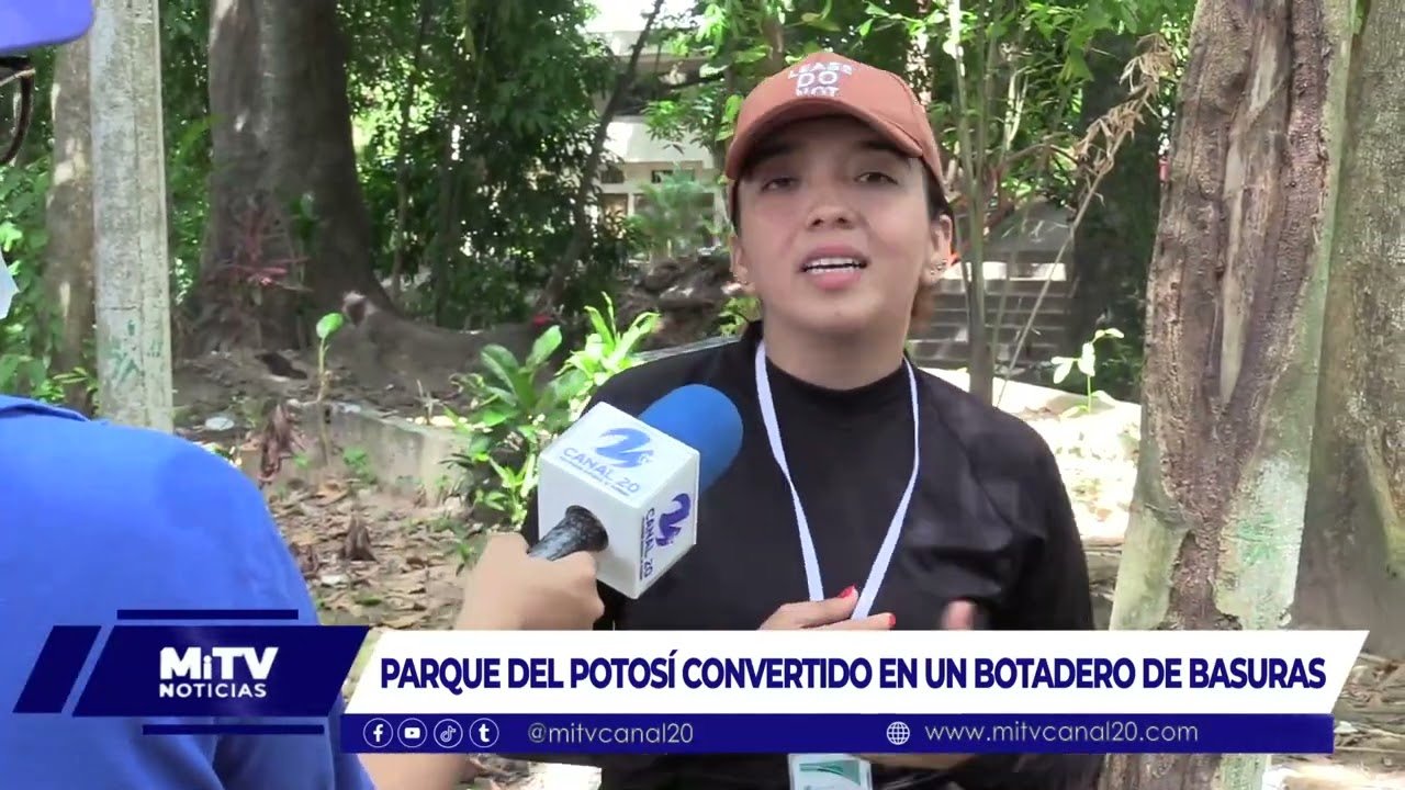 PARQUE DEL POTOSÍ CONVERTIDO EN UN BOTADERO DE BASURAS