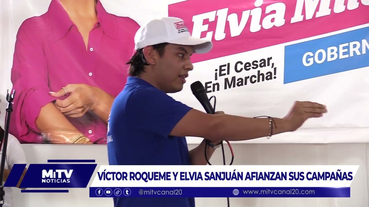 VÍCTOR Y ELVIA AFIANZAN SUS CAMPAÑAS