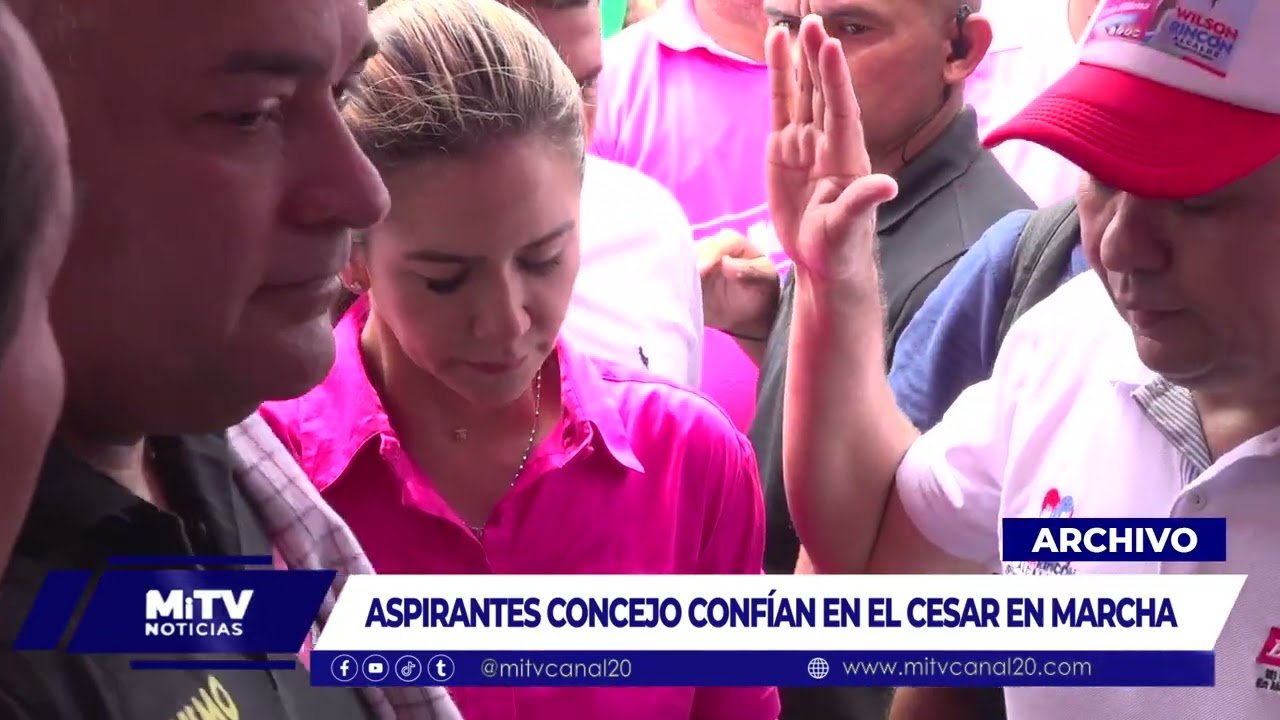 ASPIRANTES CONCEJO VALLEDUPAR CONFÍAN EN EL CESAR EN MARCHA