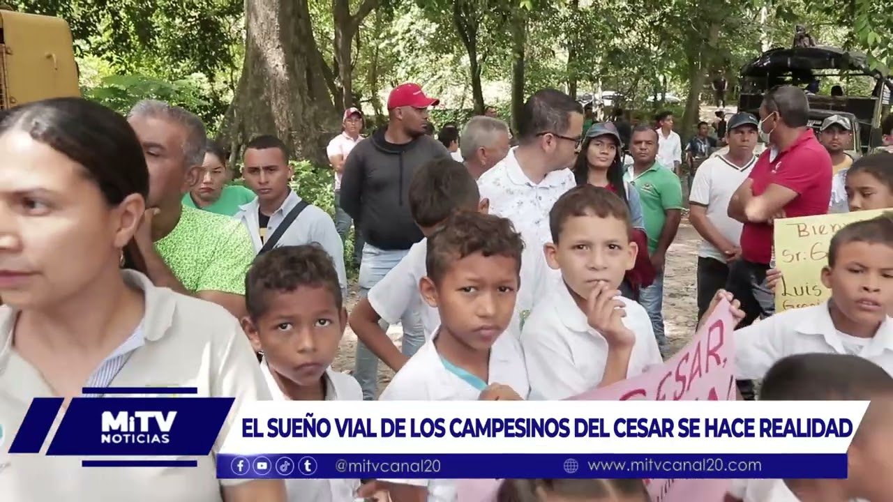 EL SUEÑO VIAL DE LOS CAMPESINOS DEL CESAR SE HACE REALIDAD