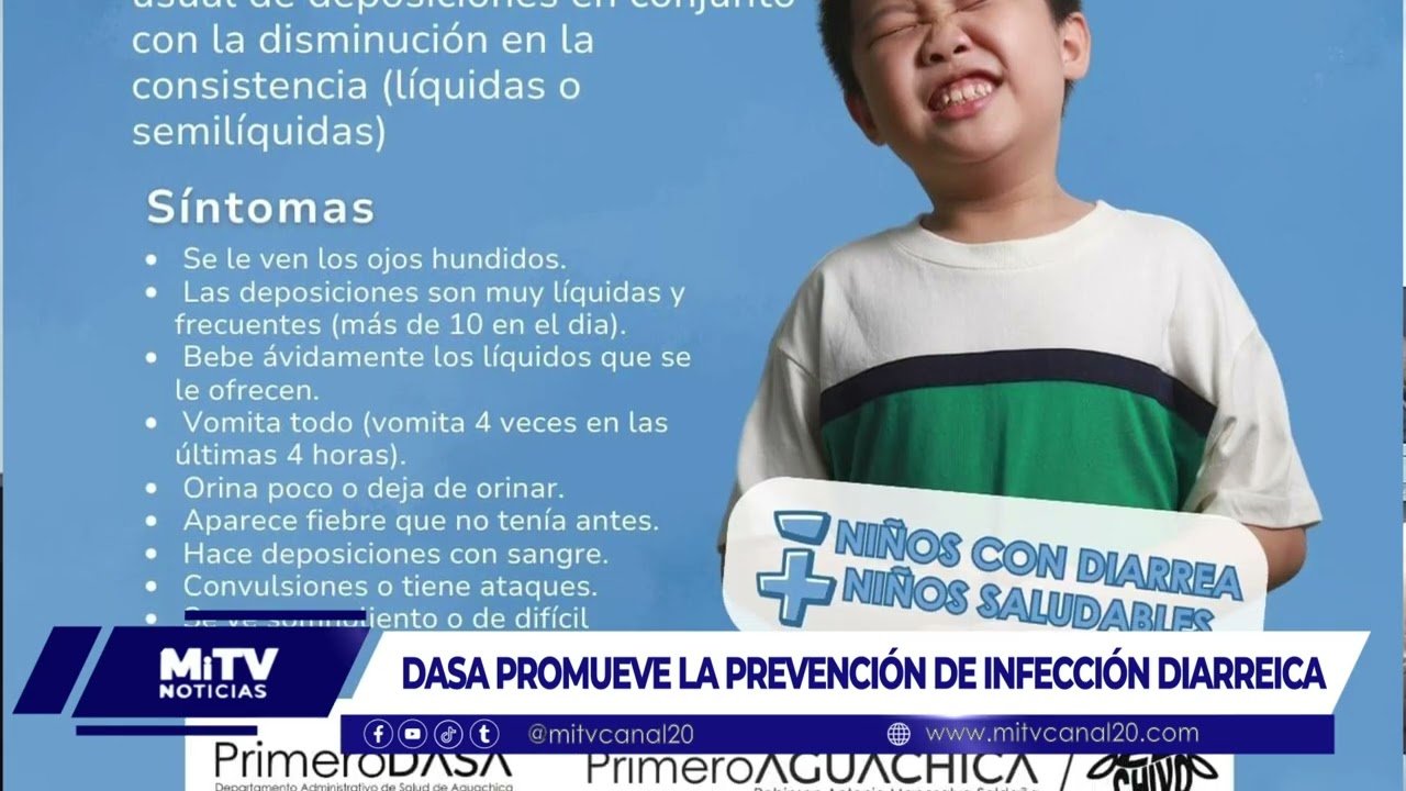 DASA PROMUEVE LA PREVENCIÓN DE INFECCIÓN DIARREICA